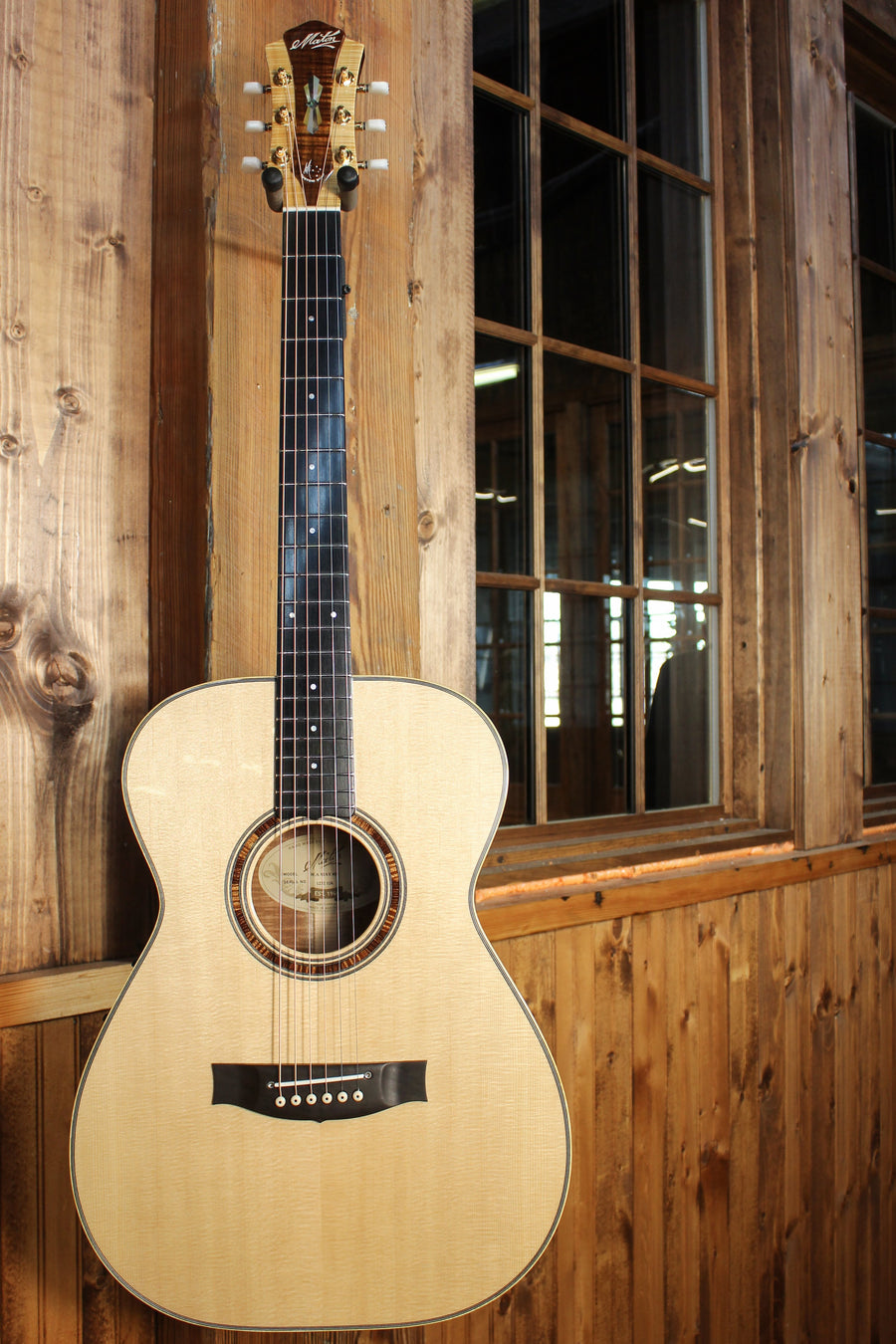 Maton WA May Custom Shop 808 Guitar w/ Sitka Spruce and Fiddleback Blackwood - Artisan Guitars