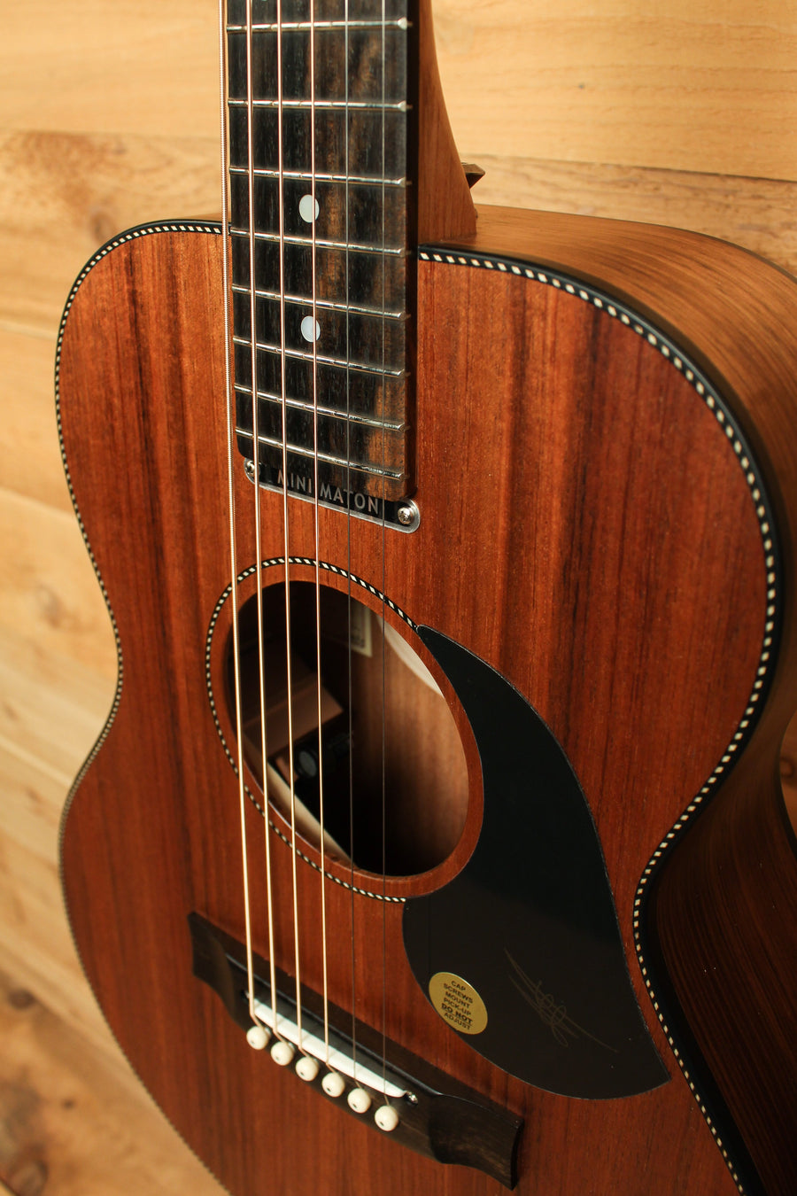 Maton EMBW6 Mini Guitar w/ Blackwood Top, Back & Sides and AP5 Pro Pickup System ID-13088 - Artisan Guitars