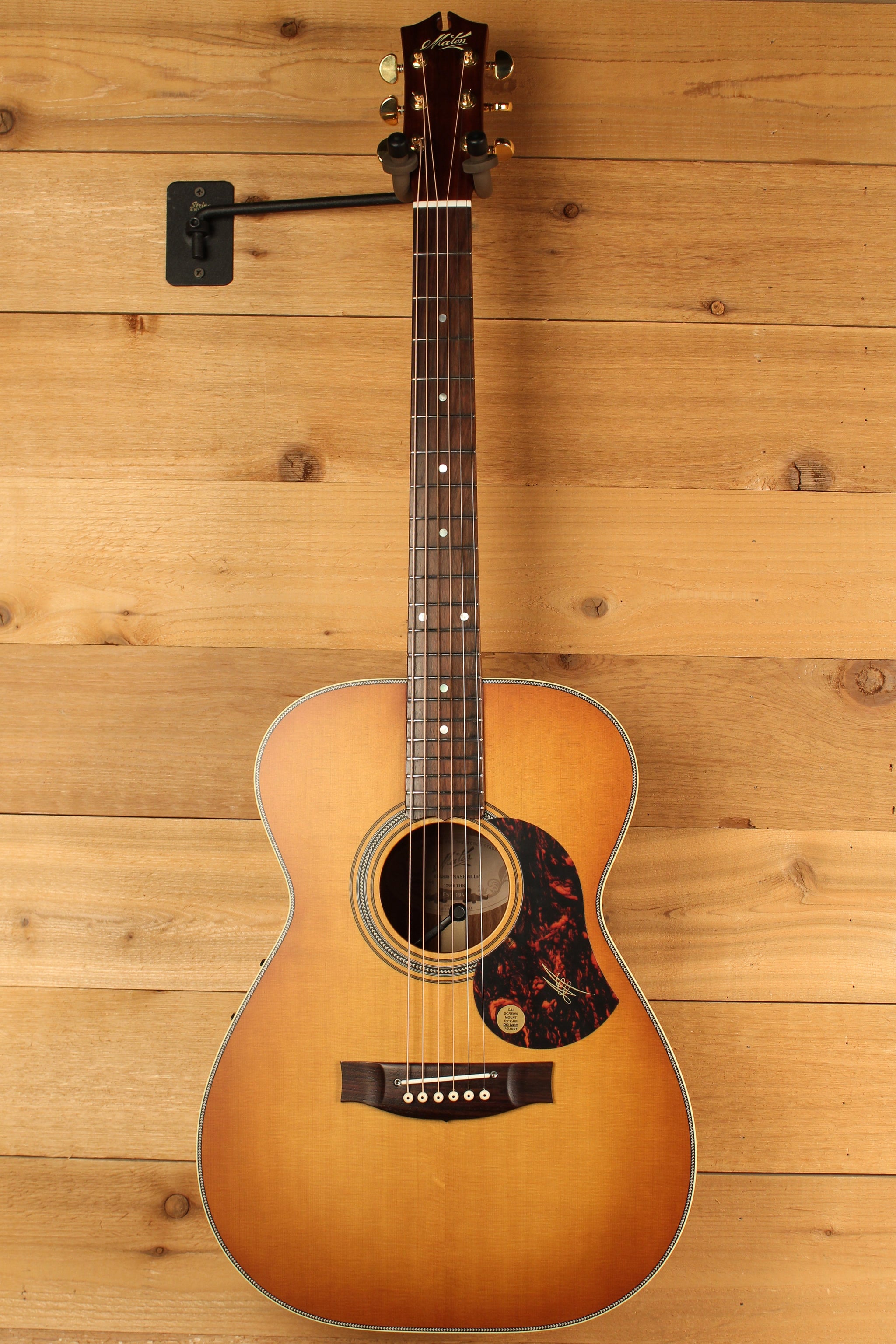 Maton EBG808 Nashville Series Sitka Spruce & Blackwood w/ Vintage Amber Sunburst Finish ID-13254 - Artisan Guitars