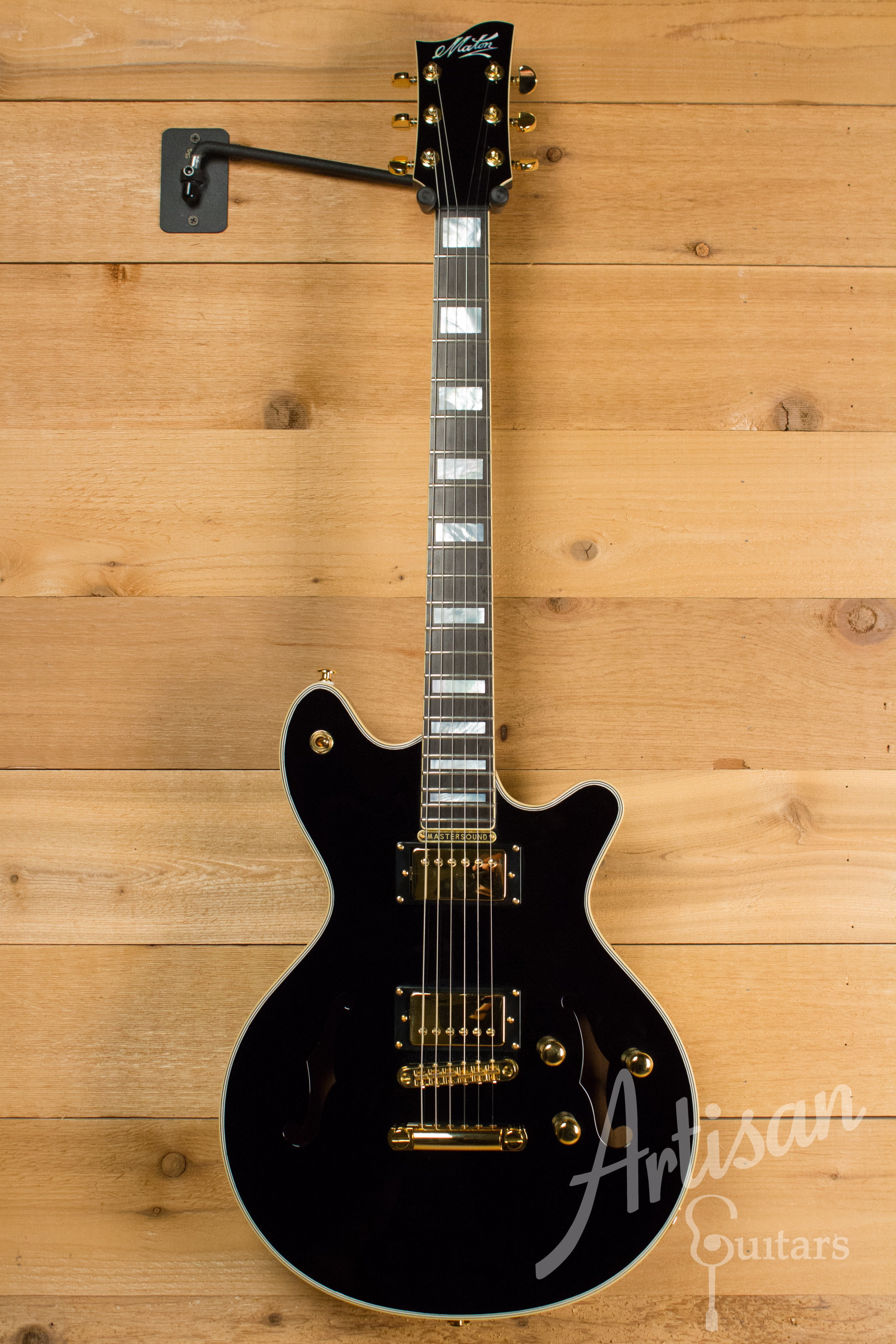 Maton BB1200 Deluxe Electric Guitar Gloss Black Finish Pre-Owned 2012 ID-11217 - Artisan Guitars