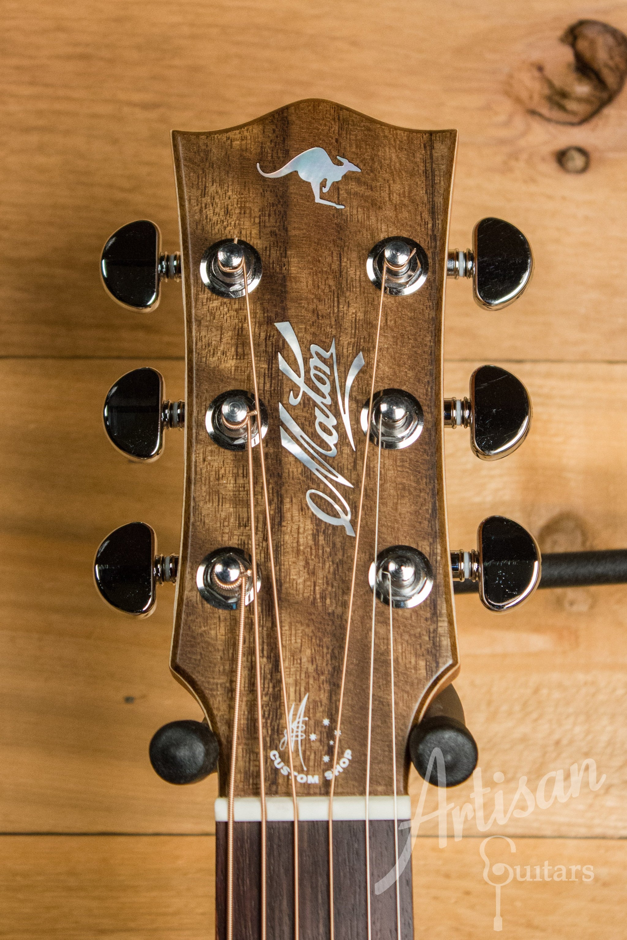 Maton T.E Personal Guitar Sitka Spruce and AAA"Bees Wings" Queensland Maple ID-11063 - Artisan Guitars