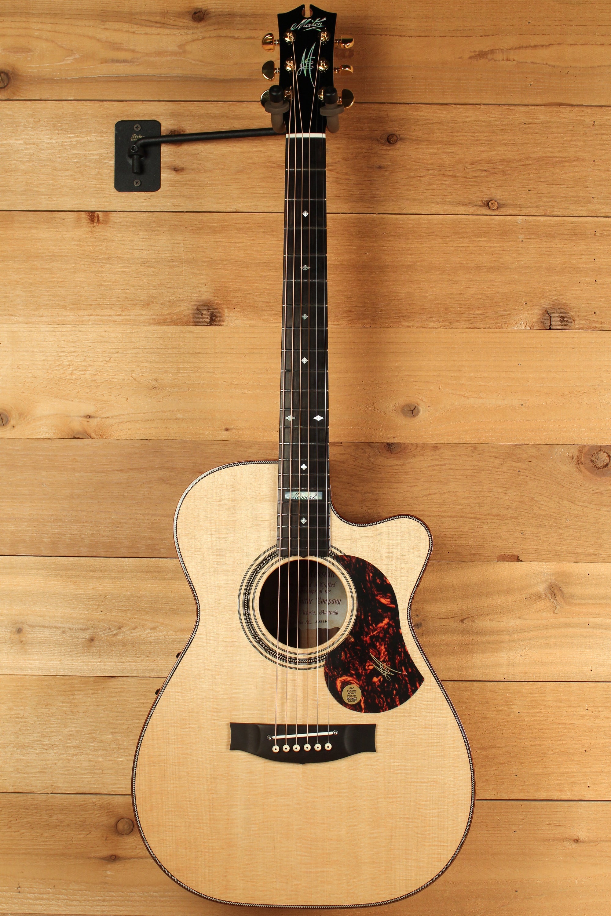 Maton EM100C 808 Messiah Series with Sitka and Indian Rosewood Cutaway ID-13319 - Artisan Guitars