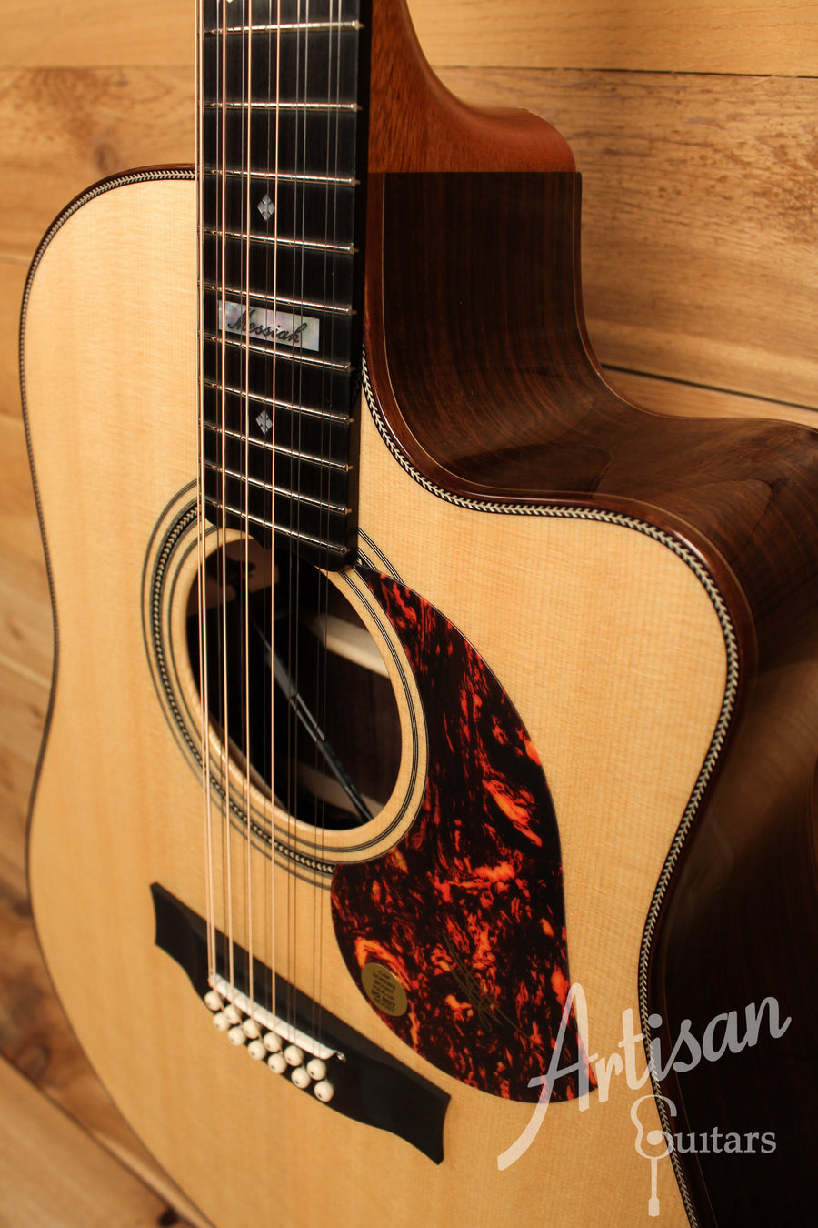 Maton EM100C 12-String Messiah Guitar Sitka Spruce & Indian Rosewood\ ID-12980 - Artisan Guitars