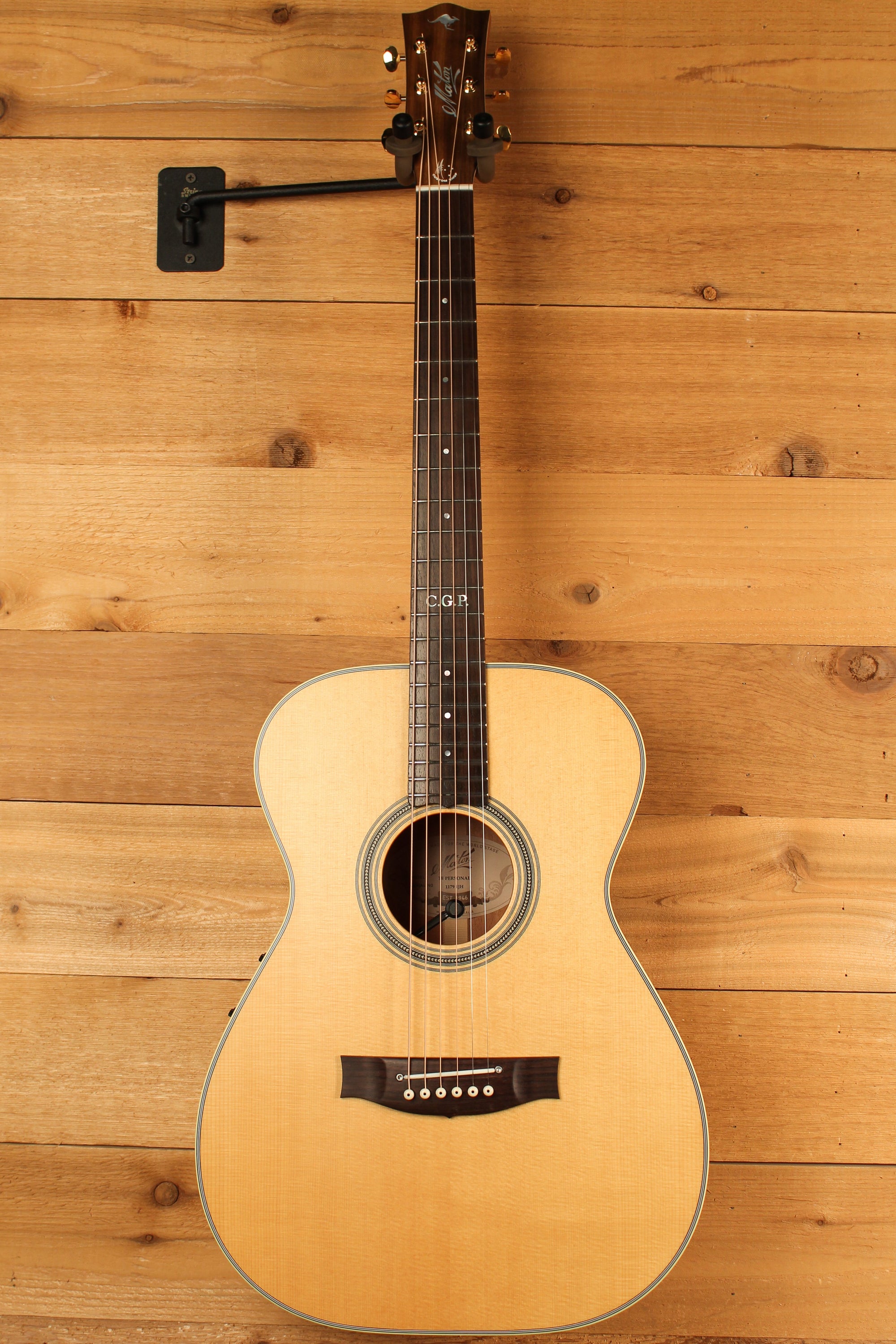 Maton Custom Shop TE Personal Thinline Guitar "AAA" Sitka Spruce and AAA" Figured Queensland Maple ID-13618 - Artisan Guitars