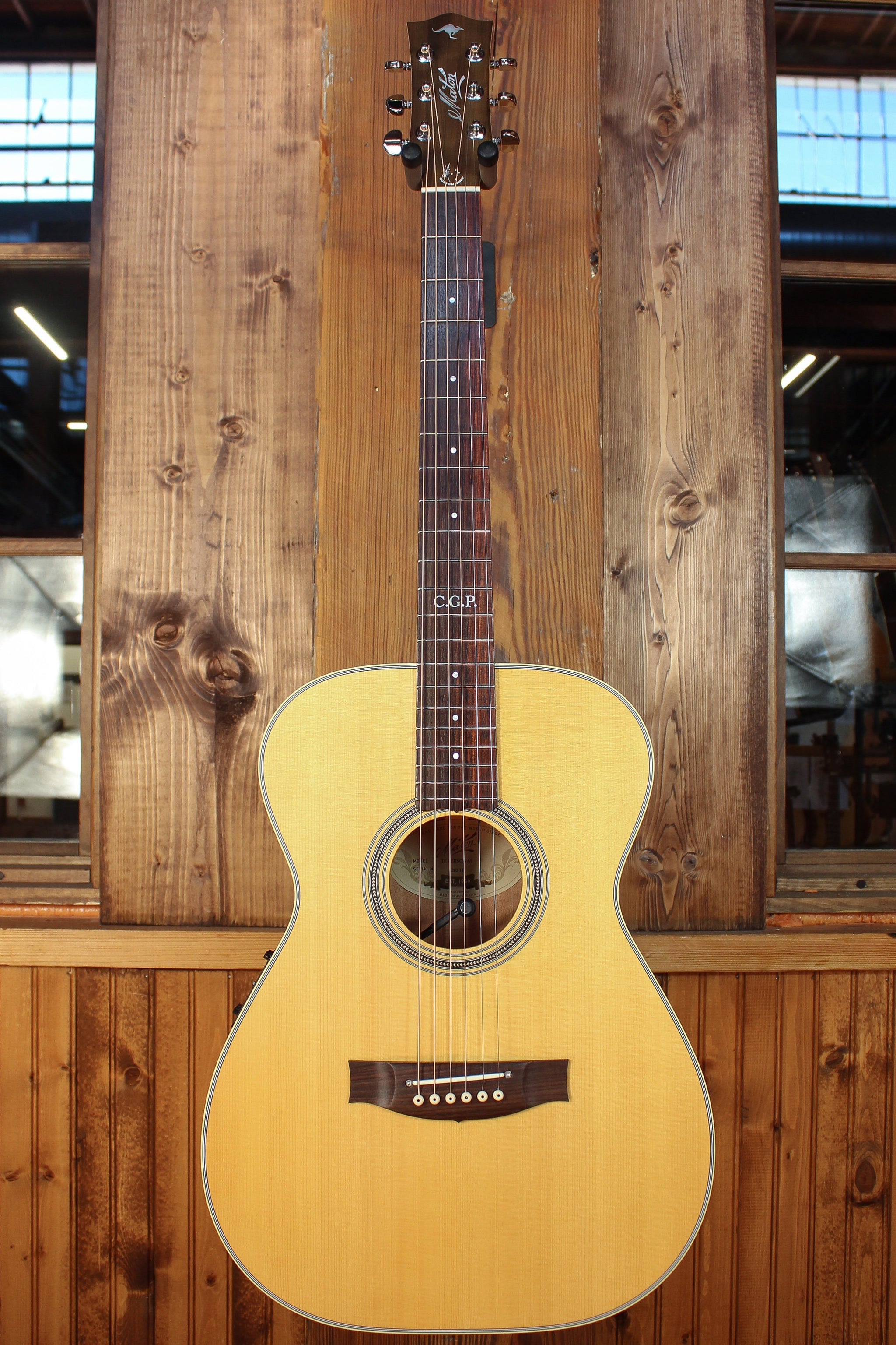 Maton Custom Shop TE Personal w/ Sitka Spruce & Queensland Maple Thinline ID-13778 - Artisan Guitars