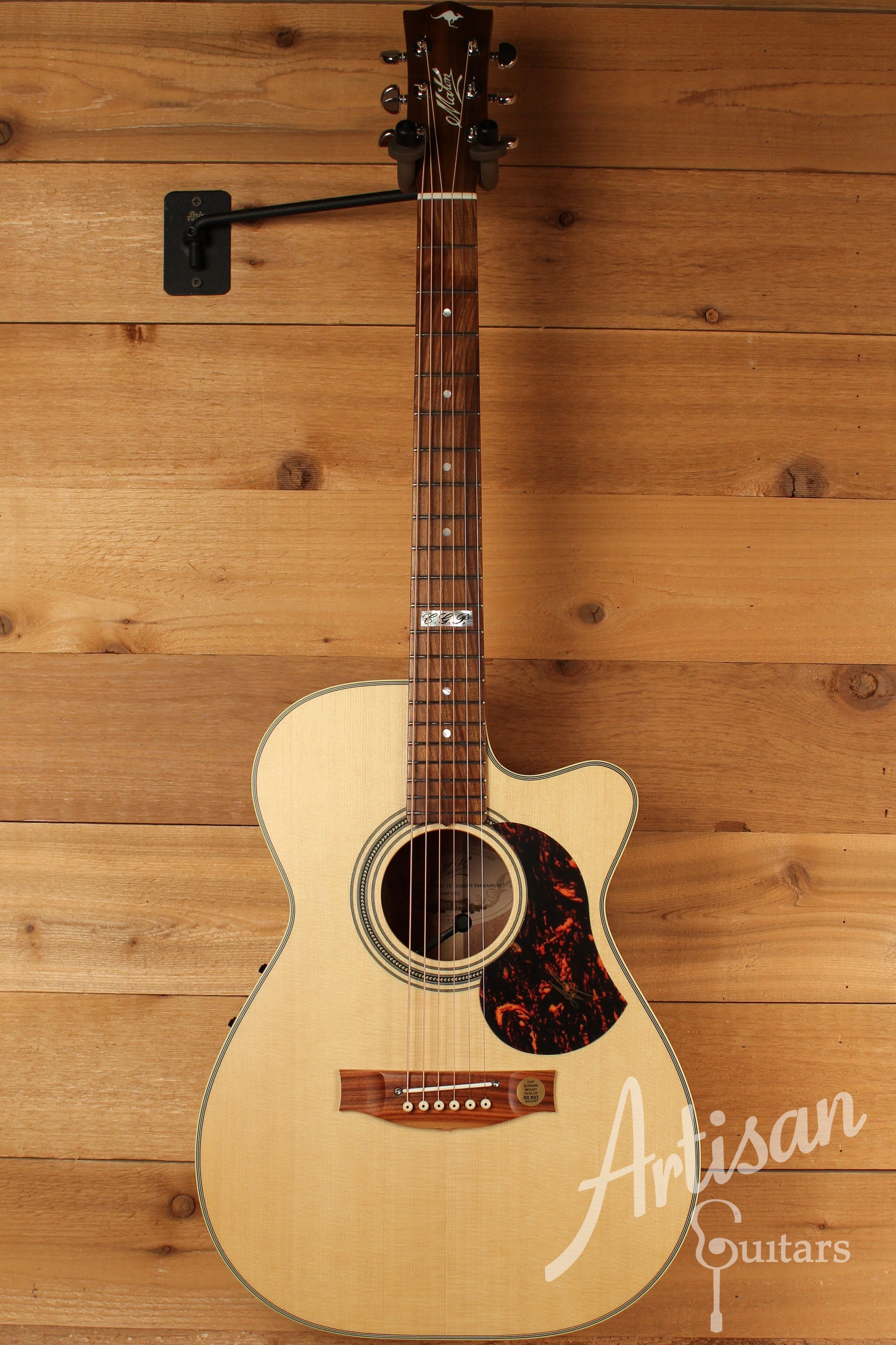 Maton EBG 808C TE Tommy Emmanuel Signature Guitar w/ Cutaway ID-12902 - Artisan Guitars