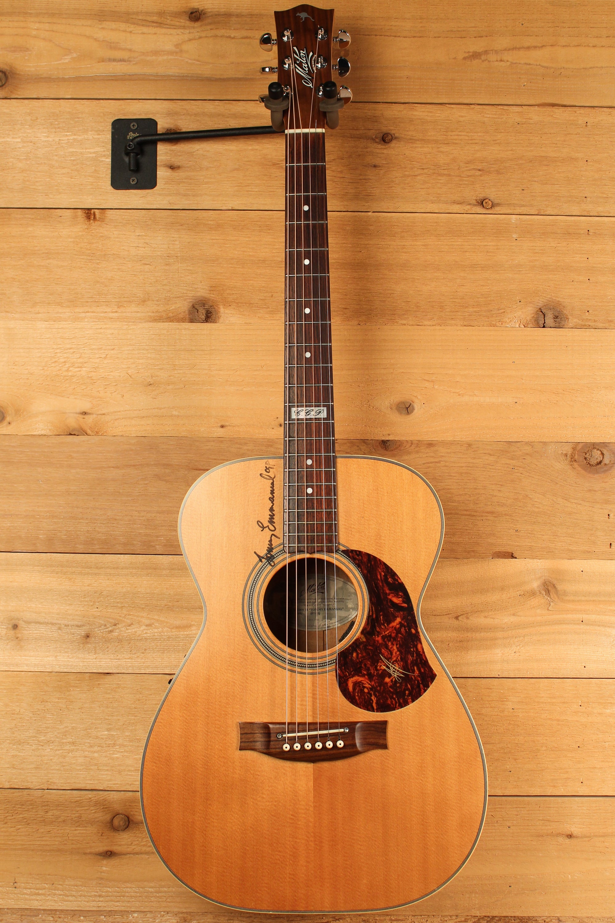 Maton EBG 808 TE Tommy Emmanuel Signature Guitar Pre-Owned 2012 ID-13669 - Artisan Guitars