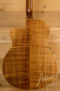 Maton Custom Shop Jumbo Guitar Cutaway with Sitka Spruce and Fiddleback Blackwood ID-11065 - Artisan Guitars