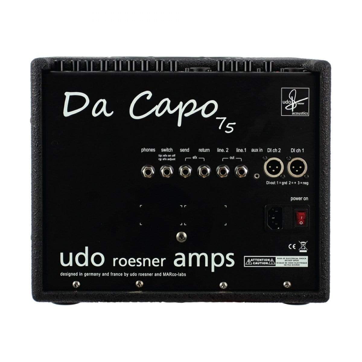 Udo Roesner Amps Da Capo 75 Combo Amplifier - Artisan Guitars